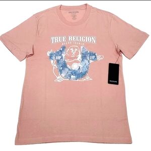 True Religion T-shirt Men's Color Pink Size Medium